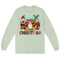 Matcha merry christmas gnome truck Long Sleeve Tee - texasbilliewilder