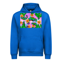 Cobalt Chameleon Urban Hoodie - Artiststas