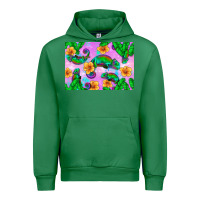 Emerald Chameleon Urban Hoodie - Artiststas