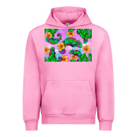 Fuchsia Pink Chameleon Urban Hoodie - Artiststas