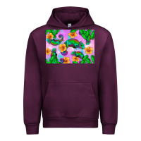 Mauve Wine Chameleon Urban Hoodie - Artiststas