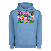 Pigment Pebble Blue Chameleon Urban Hoodie - Artiststas