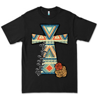 Black halleluljah aztec cross Premium Tee - JahusDesignShop