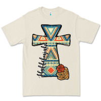 Bone halleluljah aztec cross Premium Tee - JahusDesignShop