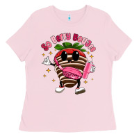 Bubblegum Pink so berry buojee Ladies Tee - MaliasSmallBusiness
