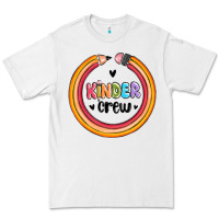 White kinder crew Premium Tee - MaliasSmallBusiness