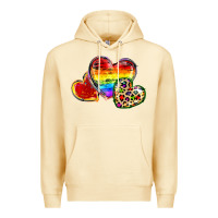Pina Colada Pride hearts Premium Hoodie - FaDigitalArtStudio