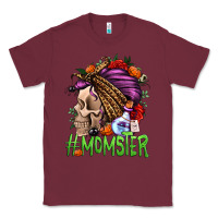 Burgundy momster halloween momlife Classic Tee - Jasminsmagicworld