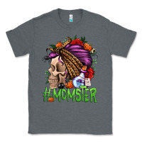 Charcoal Heather momster halloween momlife Classic Tee - Jasminsmagicworld