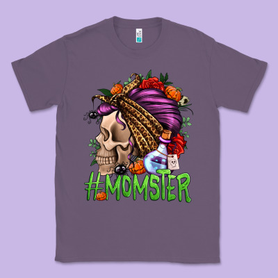 Momster Halloween Momlife Classic Tee Designed By Jasminsmagicworld