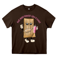 Chocolate Brown out here lookin like a snack Heavy Core Tee - MaliasSmallBusiness