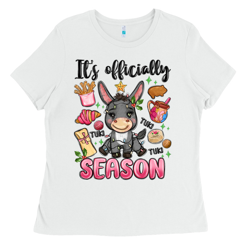 Its Officially Season Ladies Tee by MaliasSmallBusiness | Teevron