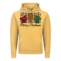 Vintage Mustard Merry Christmas Paws Vintage Hoodie - Bettercallsaul