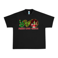 Black Peace Love Grinch Urban Heavy Tee - Bettercallsaul