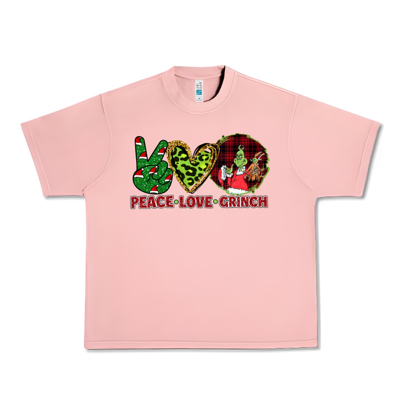 Peace Love Grinch Urban Heavy Tee by Bettercallsaul | Teevron