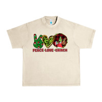 Sandshell Peace Love Grinch Urban Heavy Tee - Bettercallsaul