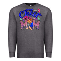 Charcoal Heather Cheer Mom Premium Sweatshirt - CowhideDigitalArt