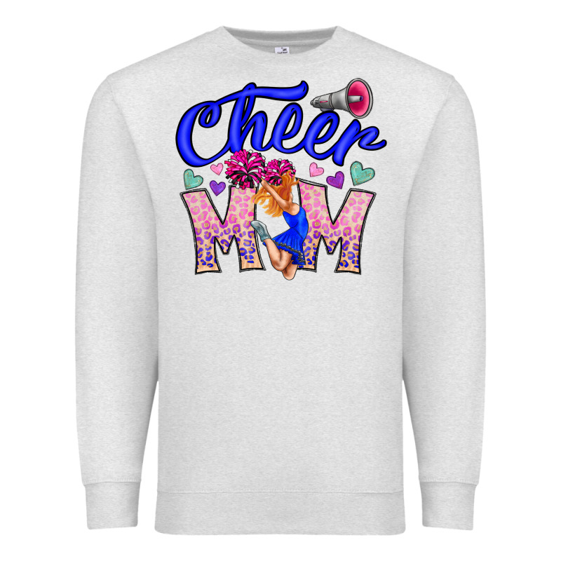 Cheer Mom Premium Sweatshirt by CowhideDigitalArt | Teevron