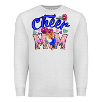 Oatmeal Heather Cheer Mom Premium Sweatshirt - CowhideDigitalArt