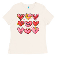 Bone sketch hearts Ladies Tee - MaliasSmallBusiness