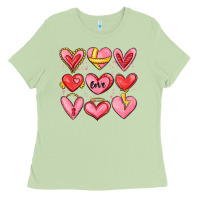 Matcha sketch hearts Ladies Tee - MaliasSmallBusiness