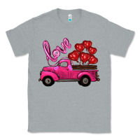 Heather Grey valentines day turck with balloons Classic Tee - RanaPortraitStore