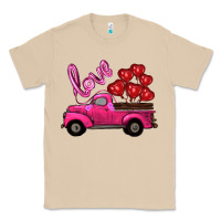 Mushroom valentines day turck with balloons Classic Tee - RanaPortraitStore