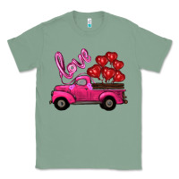 Sage valentines day turck with balloons Classic Tee - RanaPortraitStore