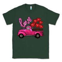 Sports Green valentines day turck with balloons Classic Tee - RanaPortraitStore