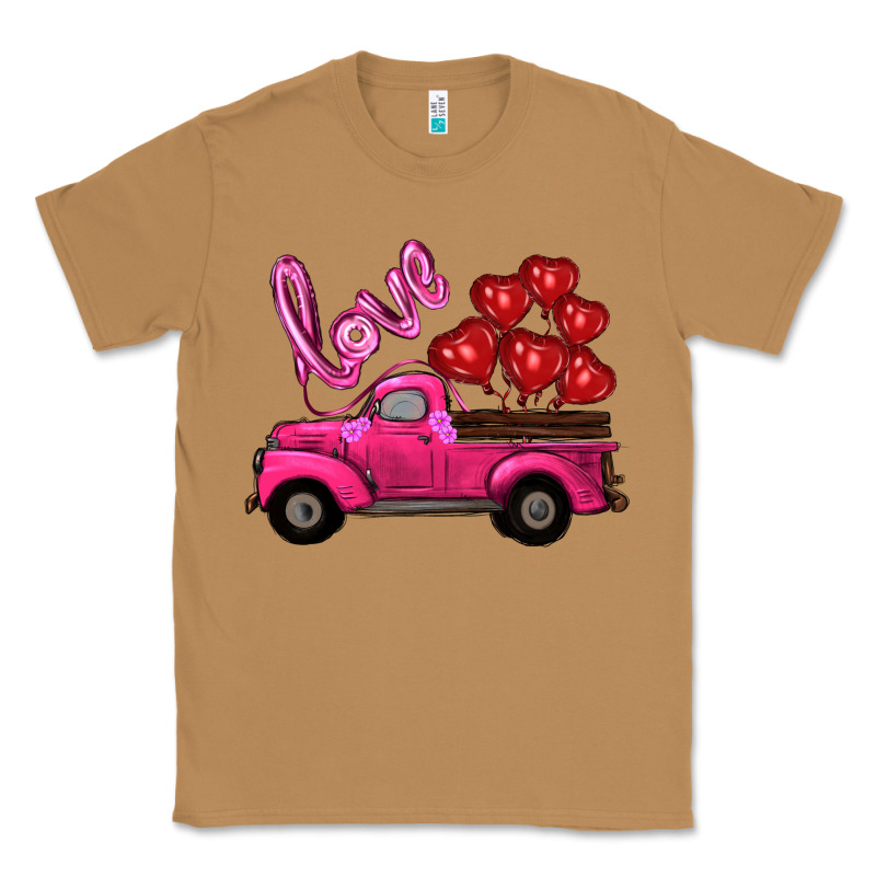 Valentines Day Turck With Balloons Classic Tee by RanaPortraitStore | Teevron