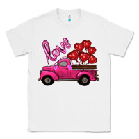 White valentines day turck with balloons Classic Tee - RanaPortraitStore