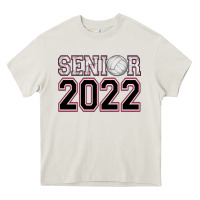 Cream senior volleyball Heavy Core Tee - AdoDesignShop