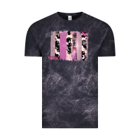 Cloud Black Purple Glitter Cowhide Pattern Brushstrokes Vintage Tee - Bettercallsaul