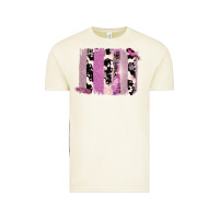 Vintage Arctic Purple Glitter Cowhide Pattern Brushstrokes Vintage Tee - Bettercallsaul
