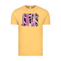 Vintage Mustard Purple Glitter Cowhide Pattern Brushstrokes Vintage Tee - Bettercallsaul