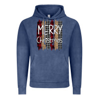 Vintage Denim merry christmas leopard print Vintage Hoodie - Bettercallsaul