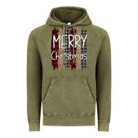 Vintage Olive merry christmas leopard print Vintage Hoodie - Bettercallsaul