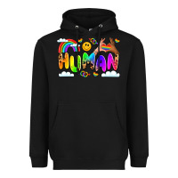 Black human pride Heavyweight Hoodie - LillyAllenDesigns