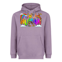 Lavender human pride Heavyweight Hoodie - LillyAllenDesigns