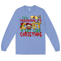 Colony Blue It's beginning to cost a lot like Christmas Long Sleeve Tee - NancyCooperArtShop