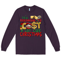 Plum It's beginning to cost a lot like Christmas Long Sleeve Tee - NancyCooperArtShop