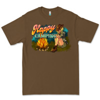 Cacao happy camping Premium Tee - NancyCooperArtShop