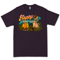 Plum happy camping Premium Tee - NancyCooperArtShop