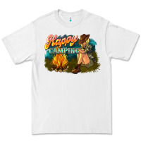 White happy camping Premium Tee - NancyCooperArtShop