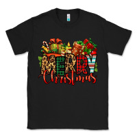 Black merry Christmas Classic Tee - Jasminsmagicworld