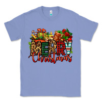 Colony Blue merry Christmas Classic Tee - Jasminsmagicworld