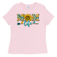 Bubblegum Pink mom life Ladies Tee - NancyCooperArtShop