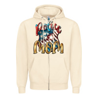 Sandshell Police Mom Zipper Hoodie - FaDigitalArtStudio