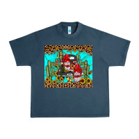 Midnight Navy truck gnome cactus Urban Heavy Tee - JahusDesignShop