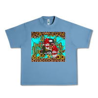 Pebble Blue truck gnome cactus Urban Heavy Tee - JahusDesignShop